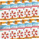 Powermax Size 13 Hearing Aid Batteries, 60 Count Long-Lasting Battery Pack, Orange Long Tab for Easy Change