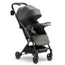 Mompush Lithe V2 Lightweight Travel Stroller, Compact Foldable Baby Stroller with Travel Bag, One-Hand Fold Stroller, Snack Tray, Mechanical Recline Seat, Airplane-Ready, UPF 50+ Canopy & Rain Cover
