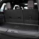Cargo Mat for 2018-2024 Ford Expedition/Lincoln Navigator 7/8 Seats, Full Coverage All Weather Trunk Cargo Liner with 3rd Row Backrest Protectors (Not fit Max or L Model)