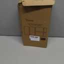 3 Pack Large Clear Plastic Drawer Organizer Trays, Acrylic Kitchen Drawer Organization and Storage Dividers, Non-Slip Storage Bins for Makeup, Kitchen Utensils, Bathroom, Jewelries and Office Desk