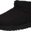 UGG Women's Classic Ultra Mini Boot (7, Black)