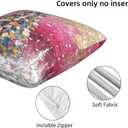 Christmas Throw Pillow Covers 18x18 Set of 2 Square Pillow Case for Home Decor Couch RoomChristmas Tree