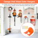 2 x Weed Eater Rack Garage Wall Organizer, Garage Tool Organizer Weedeater Hanger Wall Mount For String Trimmer Hanger, Hedge Trimmer Rack Garden Tool Organizer (2 Pack)
