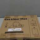 Cat Litter Mat - 23.2'' x 29.1'' Large Litter Trapping Mat, Easy to Clean Litter Box Mat, Waterproof, Urine-Proof, Non-Slip Kitty Litter Mats for Floor, Grey