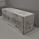 Akro-Mils TiltView Plastic Storage Cabinet with 3 Tilt Out Bins, Horizontal Plastic Parts Organizer, Teacher Toolbox, and Office Supply Organizer, 23-5/8" W x 9-7/16" H x 7-7/8" D, Stone