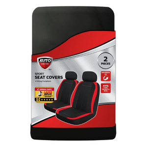 CA 1 Pack Rich Red Sports Seat Covers