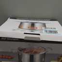 DELARLO Tri-Ply Stainless Steel 8 Quart Stock Pot, Heavy-Duty, All Stove Compatible, Up to 600 Soup Pot with Lid, 18/10 Induction Big Stockpot with Lids, Large Stainless Steel Induction for Cooking