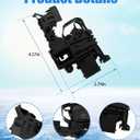 Front Load Washer Door Lock Switch Compatible with Samsung WF45R6300AV/US WF45R6100AW/US WF45T6000AV/A5 WF45R6100AP/US WF50R8500AV WF45R6100AC/US WF45T6000AW/A5 and more
