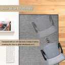 Office Chair Mat for Hardwood Floor, 36 x 48 inches Heavy Duty Rattan-Like Woven Desk Chair Mat, Non-Slip Floors Protector for Computer Chair