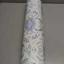 NuWallpaper by WallPops Blue Shellby Peel & Stick Wallpaper, 20.5 in. wide, 216 in. long, 0.025 in. high