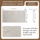 3D Faux Stone Wall Panels, 4PCS PU Stone Panels-47.24"x23.62" Wainscoting Panels for Interior Wall Decor, Waterproof Stone Texture Panels for DIY, TV Wall, Bedroom, Living Room, Office & Home