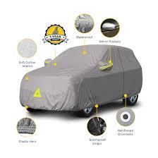 EzyShade 10-Layer Car Cover Waterproof All Weather. See Vehicle Size-Chart for Accurate Fit. Outdoor Full Exterior Covers for Automobiles Sedan Hatch SUV Rain Sun Protection. Size A3 (See SizeChart)