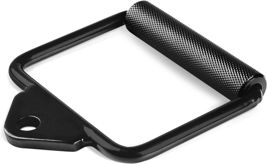 Yes4All Cable Machine Attachment, Double D Handle & Tricep Rope Cable Attachment, Weight Machine Accessories Load 880 LB for Home Gym