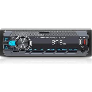 SIXWIN Single Din Car Stereo with Bluetooth 5.0 Hands Free Calling Voice Control Car Stereo FM Radio Car Mp3 Player USB AUX Port Audio Recording Car Audio System Car Audio Receivers SIXWIN Single Din Car Stereo with Bluetooth 5.0 Hands Free Calling Voice Control Car Stereo FM Radio Car Mp3 Player USB AUX Port Audio Recording Car Audio System Car Audio Receivers
