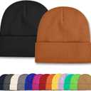 4 x Toddler Beanie Baby Beanies for Boys Girls Kids Winter Hats Children Knit Warm Caps 0-12years