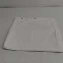 Industrial Grade 4EEY4 Shower Curtain, Nylon, White, 6 Fx 6F