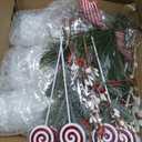 3 Christmas Mason Jars Decorations, Red Berry Candy Mason Jar Christmas Centerpieces for Tables, Holiday Mason Jar Decor for Dining Coffee Table Xmas Winter Holiday New Year Home Ornament