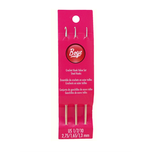 Boye Steel Crochet Hook Set of 4