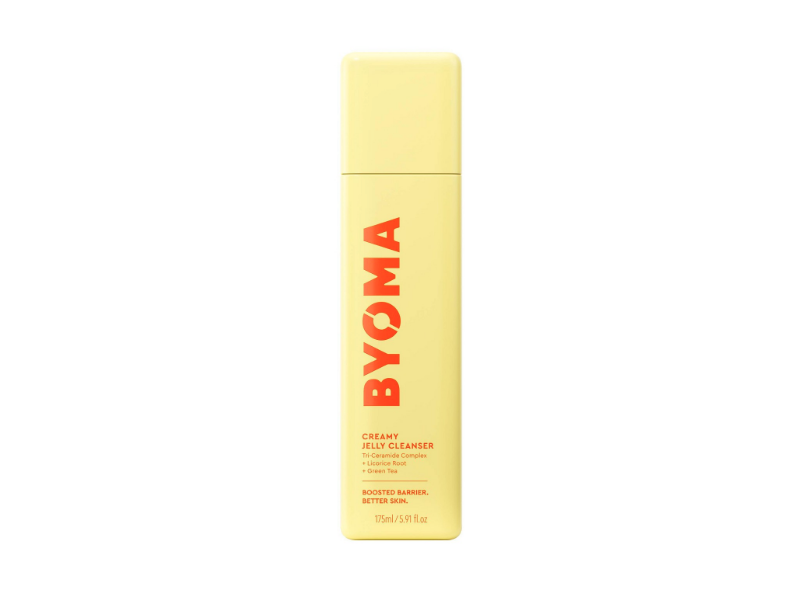 BYOMA Creamy Jelly Cleanser - Hydrating Facial Cleanser for Skin Barrier Repair -Tri-Ceramide Face Wash for Sensitive Skin & All Skin Types - Gently Removes Makeup & Excess Oil - 5.91 fl oz