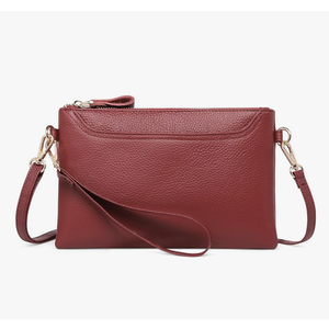 SENDEFN Leather Crossbody Bag for Women Small Clutch Purses Crossbody Shoulder Handbag Wallet Purses RIFD Card Slots