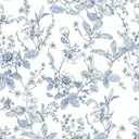 Adhesive Shelf Liner,Light Blue Textured Floral Contact Paper for Cabinets,Vinyl Film Decorative Drawer Liner for Bedroom Dresser Sticker (Light Blue, 17.3 inch x 118 inch)