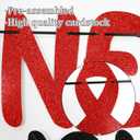 Red Ribbon Week Decorations, Drug Free Decor, Halloween Red Ribbon Week Party Decorations, Red  Black Glitter