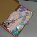 LIMIROLER Princess Dress Up Toys Princess Dress Up Clothes Rainbow Mermaid Cape Kit 9 Pcs Gift Set for Little Girls 3-8 Years (1 - Rainbow Pink)