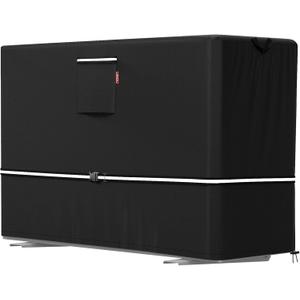 Air Conditioner Cover for Outside Units  420D Waterproof Heavy Duty Fabric Winter AC for Window Unit  Weather/UV Resistant Covers Fits AC Condensing HVAC Unit (Black,40L X16W X30H)