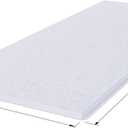 FOAMYFOAM High Density 1 inch Thick, 24 inch Wide, 80 inch Long Upholstery Foam, Cushion Replacement