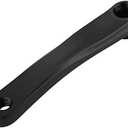 Aluminium Alloy Crank Arm Set -  Left Arm Replacement for Mountain & Road Bikes, Horizontal Square Hole (Black)