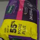 Depend Night Defense Adult Diapers, Incontinence & Postpartum Bladder Leak Underwear for Women, Disposable, Overnight, Medium, Blush, 24 Count