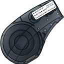 Compatible Label Tape Replacement for M21-187-C-342-WT-Black on White Compatible with BMP21-PLUS/LAB M210, M210-LAB, M211Label Printers, 0.33" Width, 6.89' Length