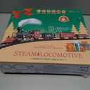 Christmas Train Sets for Around The Tree,Kids Train Set Steam Trains for Boys Girls,Sounds & Lights, for Kids 4 5 6 7 8 + Years Party Favors Party Decorations