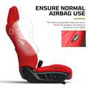 Fit for Tacoma 2024-2026 Car Seat Covers,Custom Car Seat Covers Full Set-5 Seat Car Seat Protector,Waterproof Comfortable Luxury Leather Seat Covers-Full Coverage Automotive Seat Covers Design(Red)