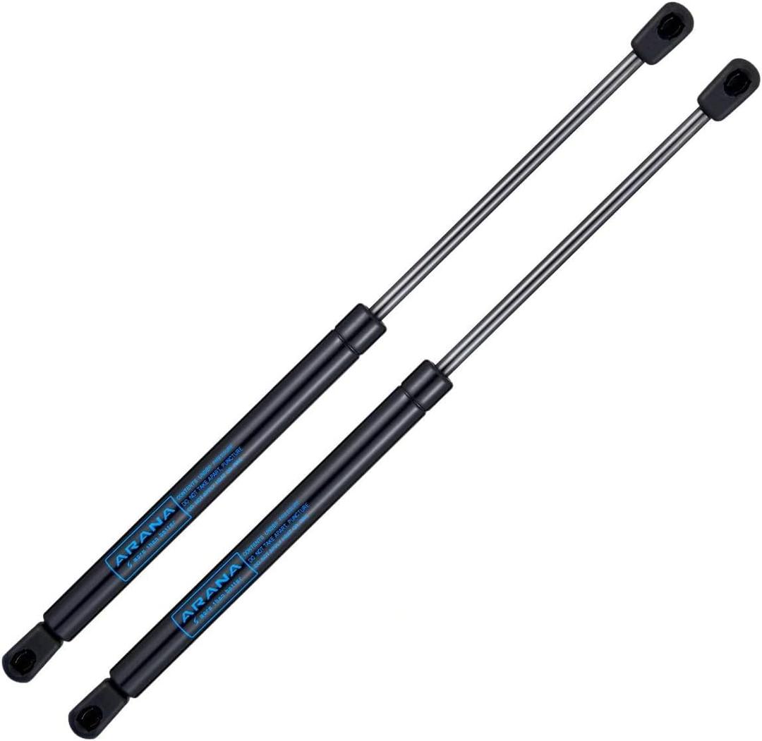 ARANA C16-21949 16 inch Gas Struts 60Lb/267N, C16-33296 16" Gas Shock Lift Support for Leer Cap Rear Glass Camper Shell Rear Window Truck Topper Window are Topper(No Mounting Brackets), 2Pcs