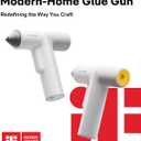 HOTO Cordless Auto Dispensing Glue Gun, Easyflow Hot Glue Gun with 40 Glue Sticks, 30s Fast Heating, 3000mAh USB-C Rechargeable, Anti-Scald & Anti-Drip, Ideal for DIY Crafts, Home Repairs & Decoration