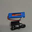 XUNTU 7.2V 3800mAh NIMH Battery (1 Pack) for RC Cars, 6-Cell NiMH Flat Rechargeable Battery Pack w/Standard Tamiya Connector + 7.2V Smart Charger(1 PC)