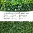 ODTORY Artificial Boxwood Roll Panels: 40 X 160 in(45 sqft) UV-Anti Artificial Ivy Privacy Fence Wall Screen for Indoor Outdoor Green Grass Wall Decor & Ivy Fence Covering Privacy
