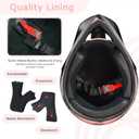 SanQing Youth Adult Dirt Bike,Motocross Helmets DOT Approved (SH-Pink, M)
