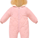 Uideazone Baby Snowsuit Newborn Winter Clothes 0-24 Months Coat Jumpsuit Infant Boys Girls Hooded Puffer Jacket