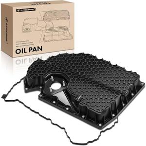 A-Premium Lower Engine Oil Pan Sump with Drain Plug Compatible with Audi A3 2015-2019, S3 2015-2019, TT 2016-2017 & Volkswagen Golf 2015-2018, GTI 2015-2017, Golf Alltrack/Sport Wagen, 1.8L 2.0L Turbo