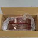 DaYammi 100 Pcs Pink Gold Dessert Plates hammered party plates, Pink Disposable Plates With Gold Rim, 7 Inch Dessert Platos Disposable, Plastic Appetizer Plates Perfect for Mother's Day