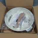 CAROTE Non Stick Frying Pan Skillet, Omelet Pan, Healthy Non Toxic Granite Chef Pan, Induction Compatible Egg Frying Pan with Heat-Resistant Handle, PFOA-Free,Cream White, 10"