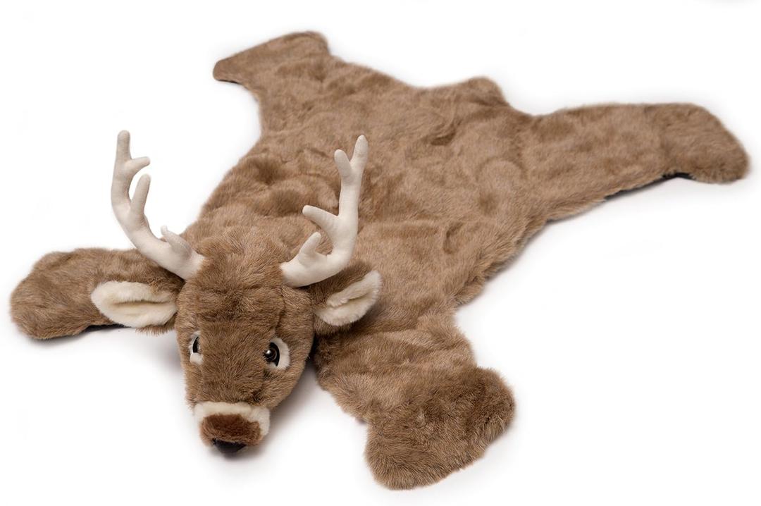Carstens Plush White Tail Deer Kids Animal Rug Small