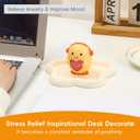 Inspirational Gifts for Women, Emotional Positive Support Resin Duck, Encouragement Gift for Office Desk Decor, Christmas Stocking Stuffers for Family Friend Coworker