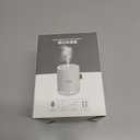 Portable Mini Humidifier, 500ml Small Cool Mist Humidifier, USB Personal Desktop Humidifiers for Baby Bedroom Travel Office Home, Auto Shut-Off, 2 Mist Modes, Super Quiet, White