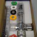 Foam Cannon Pro for Pressure Washer, Thick Snow Foam Sprayer with 5 Nozzle Tips, 1/4" Quick Connect for Thick Sudsy Wash (White)