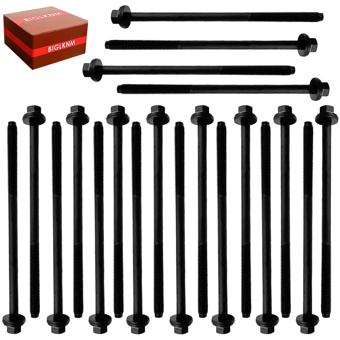20PCS Cylinder Head Bolts for 4.6L 5.4L Ford E150 E250 E350 E450 F150 F250 F350 Explorer Mustang Lincoln Mercury Replacement HB21100 ES72798