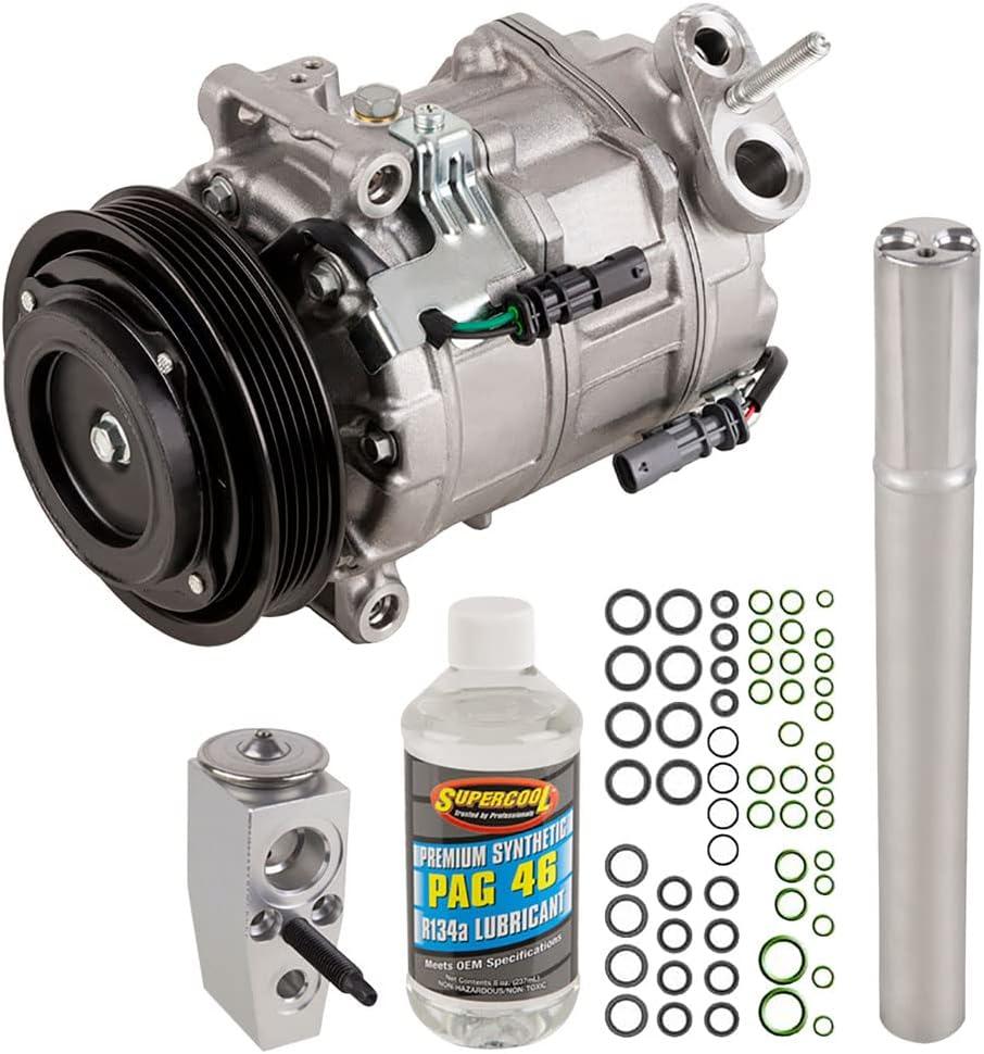 AC Compressor & A/C Repair Kit For Chevy Equinox & GMC Terrain 2.4L 4-Cylinder 2012 2013 2014 2015 - BuyAutoParts 60-89486RK New
