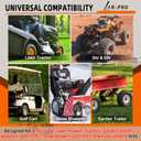 AR-PRO Heavy-Duty 25x8-12 Inner Tubes Universal 25x9-12, 25x10-12 for ATV/UTV, Lawn Tractor, Golf Cart, Snow Blowers, and More - With TR6 Metal Valve Stems - Made from Durable Butyl Rubber